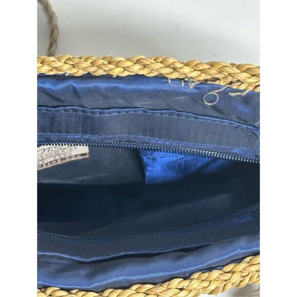 SUN N SAND Woven Jute Rainbow Raffia Bohemian Women’s Crossbody Bag - Picture 14 of 16